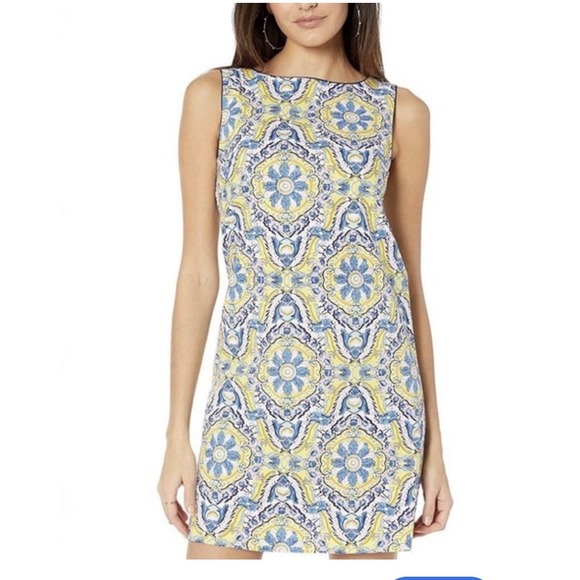 Betsey Johnson - Cotton Floral Sheath Dress- Size 2 - Picture 7 of 9